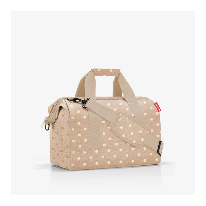 Reisenthel Allrounder M, metallic dots coffee