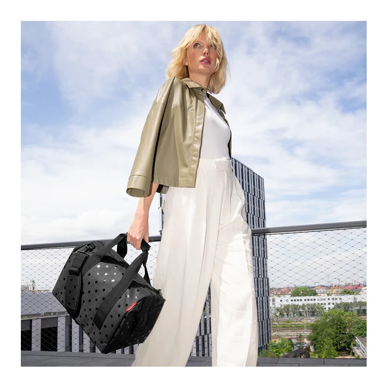 Reisenthel Allrounder M, glossy dots black