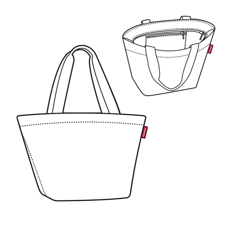 Reisenthel Shopper M, piros