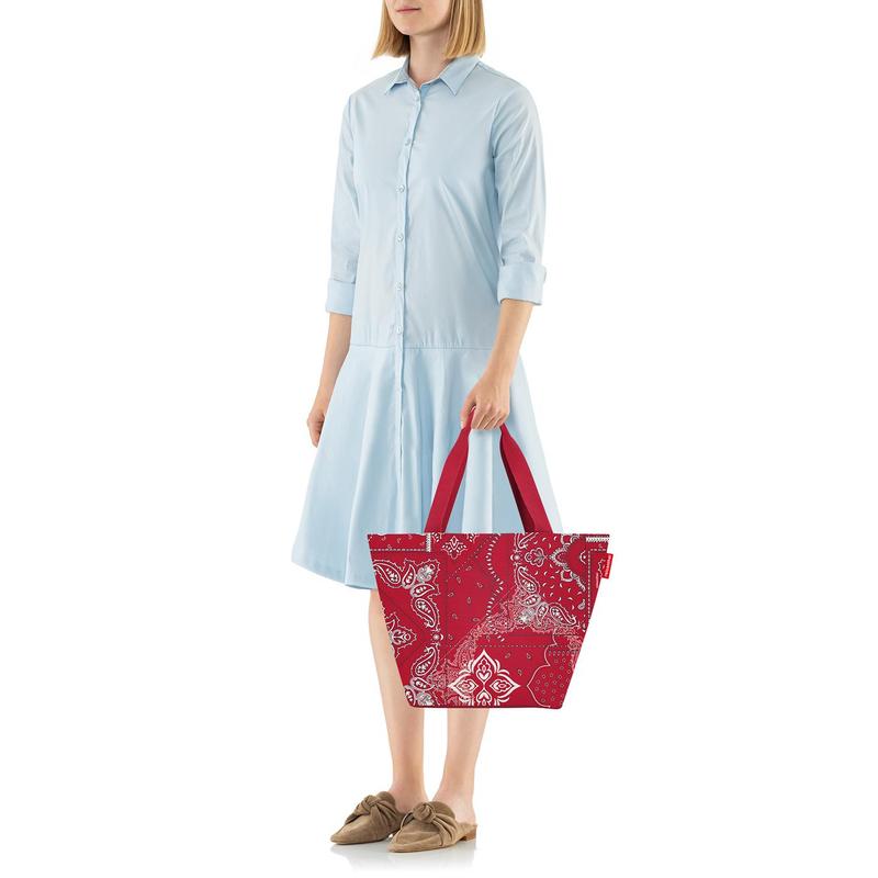 Reisenthel Shopper M, bandana red