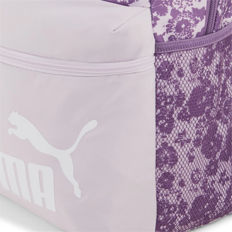 Puma Phase AOP hátizsák, lila virágos